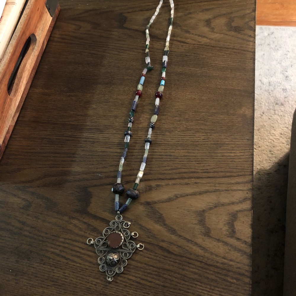 one of a kind handmade moroccan necklace